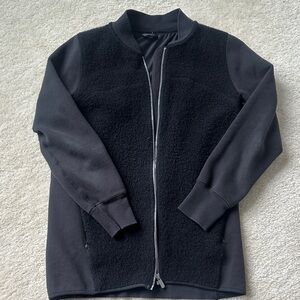 Lululemon Black Sherpa Zip-Up Jacket